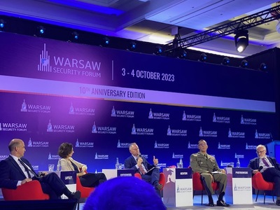 image: Dr Marek Musioł uczestnikiem Warsaw Security Forum