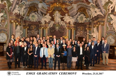 image: EMGS Graduation Ceremony - Uniwersytet Wrocławski 2017