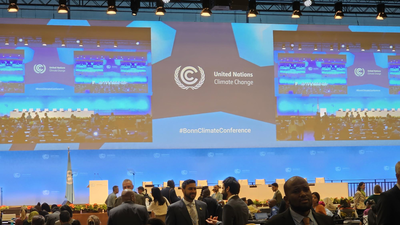 image: Dr Bartłomiej Łódzki uczestnikiem Bonn Climate Change Conference